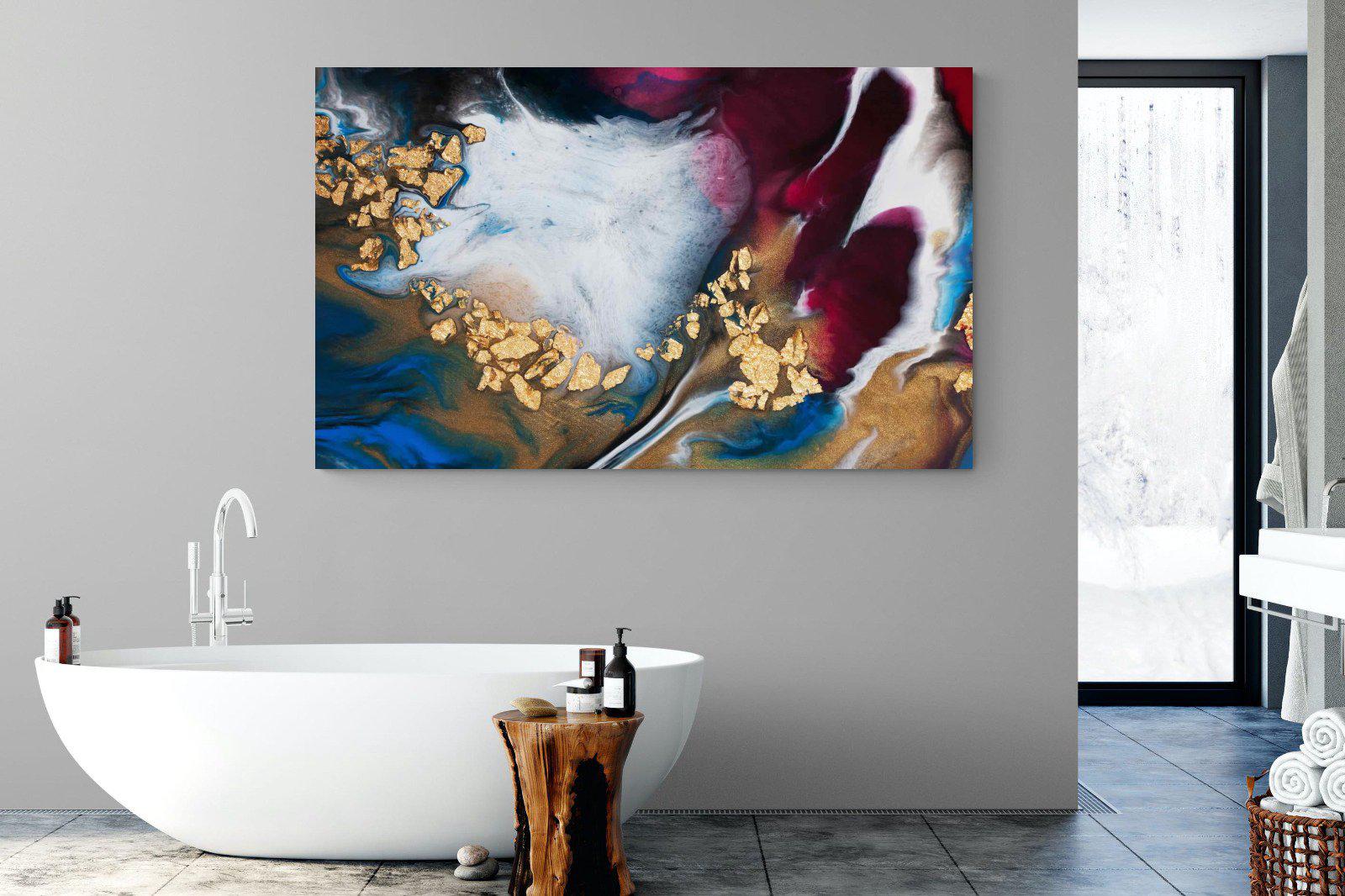 Lux Liquid-Wall_Art-180 x 110cm-Mounted Canvas-No Frame-Pixalot