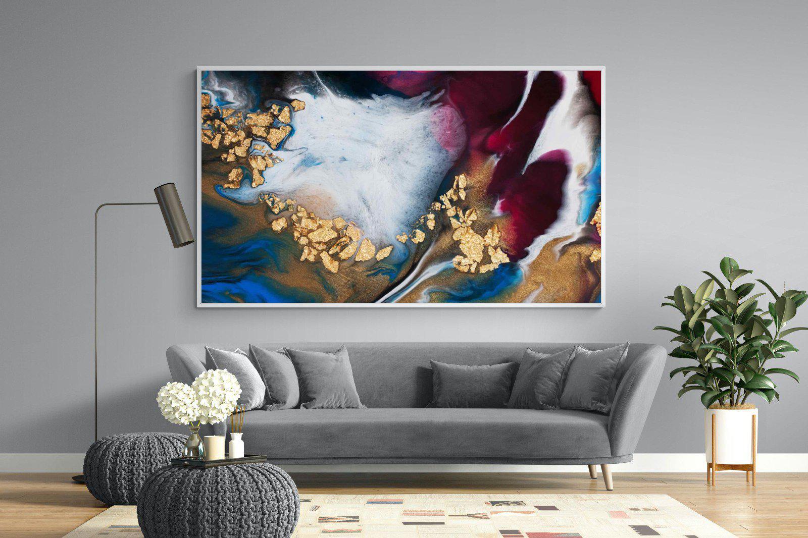 Lux Liquid-Wall_Art-220 x 130cm-Mounted Canvas-White-Pixalot