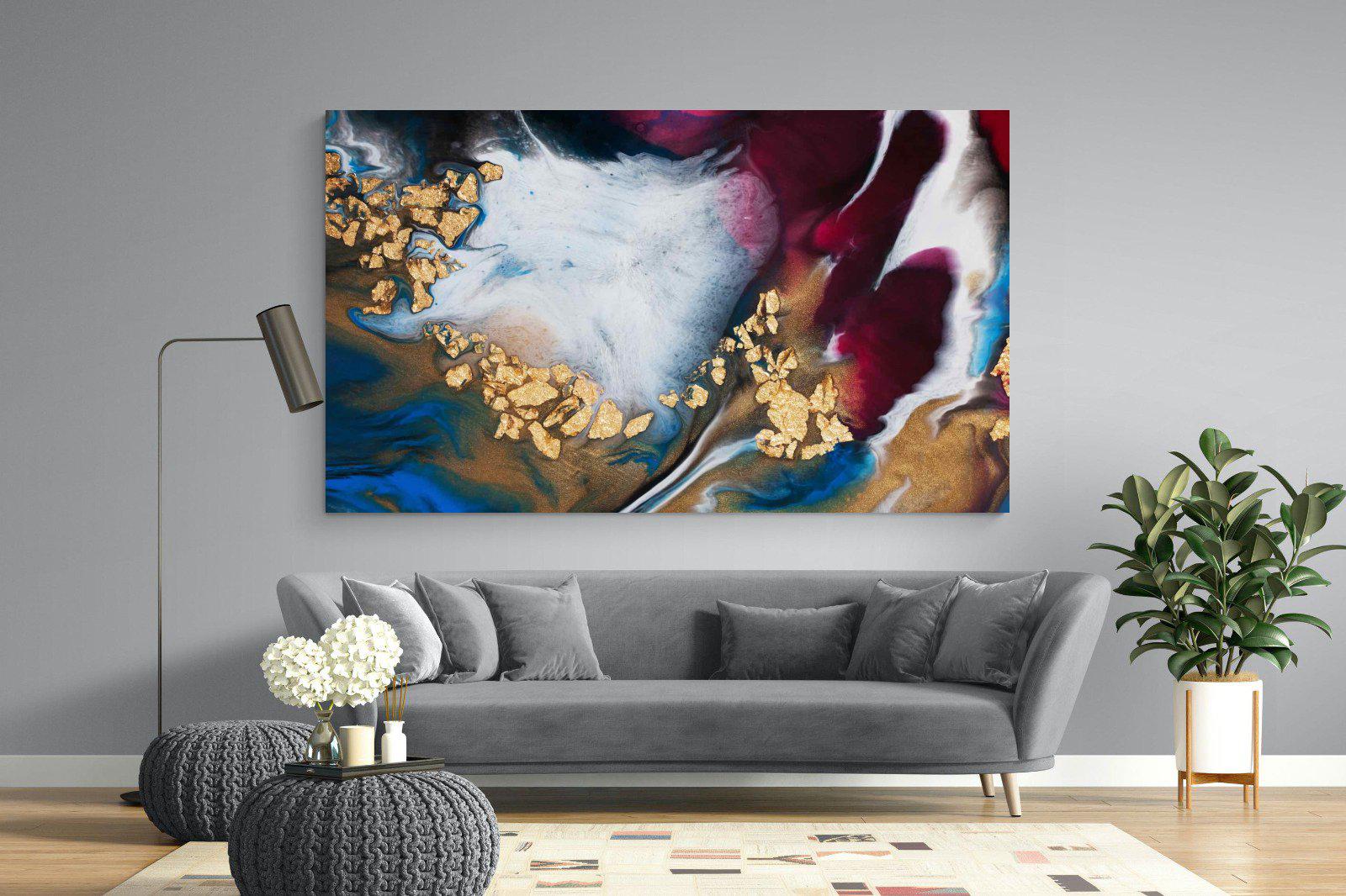 Lux Liquid-Wall_Art-220 x 130cm-Mounted Canvas-No Frame-Pixalot