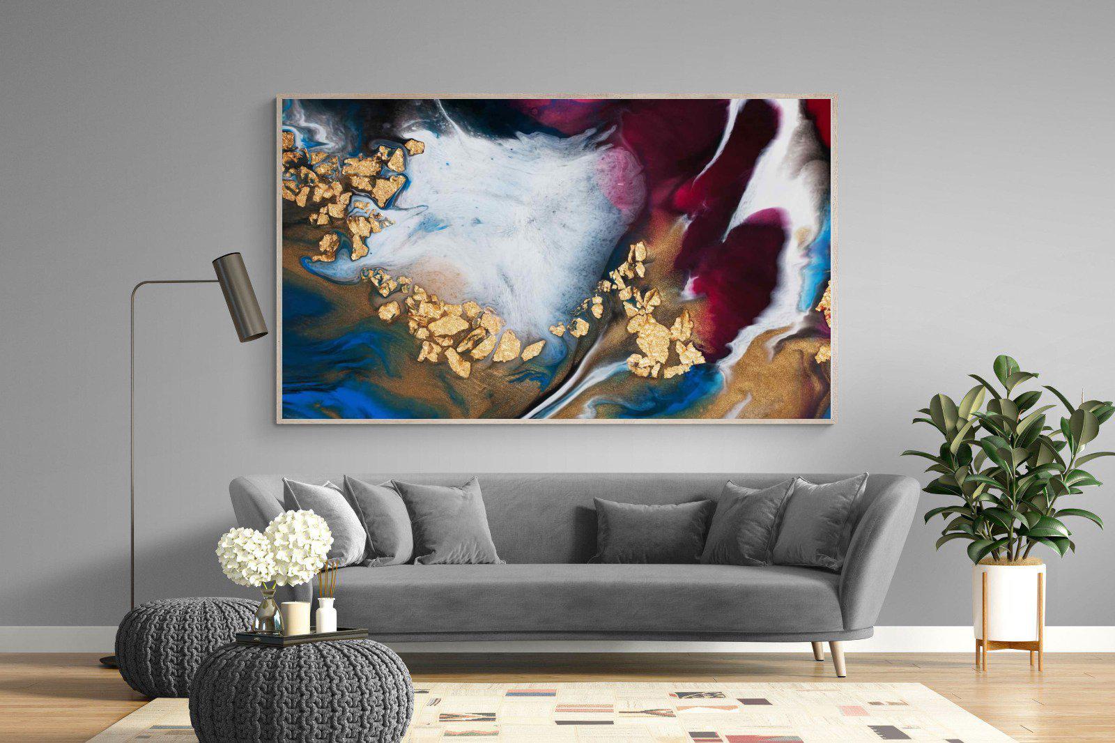 Lux Liquid-Wall_Art-220 x 130cm-Mounted Canvas-Wood-Pixalot