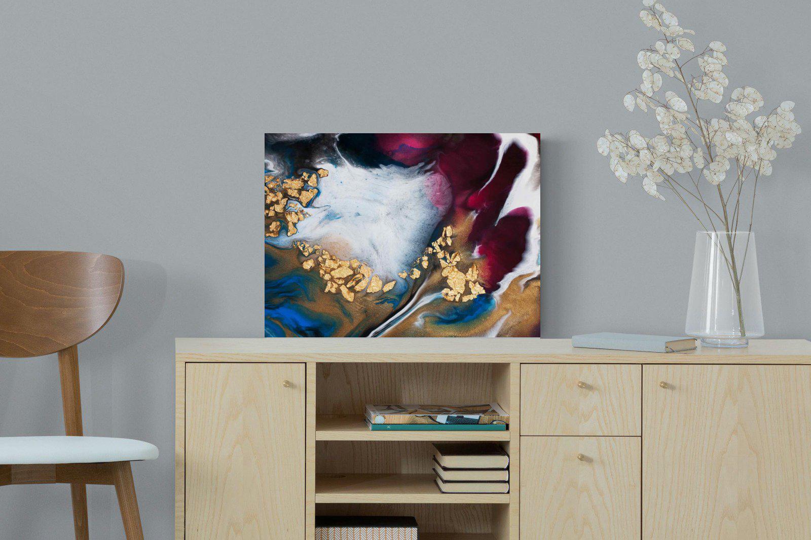 Lux Liquid-Wall_Art-60 x 45cm-Mounted Canvas-No Frame-Pixalot