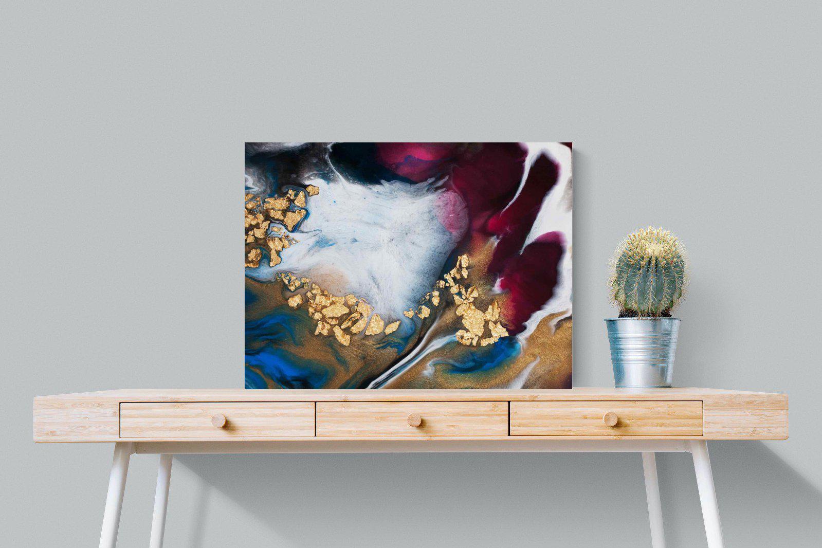 Lux Liquid-Wall_Art-80 x 60cm-Mounted Canvas-No Frame-Pixalot