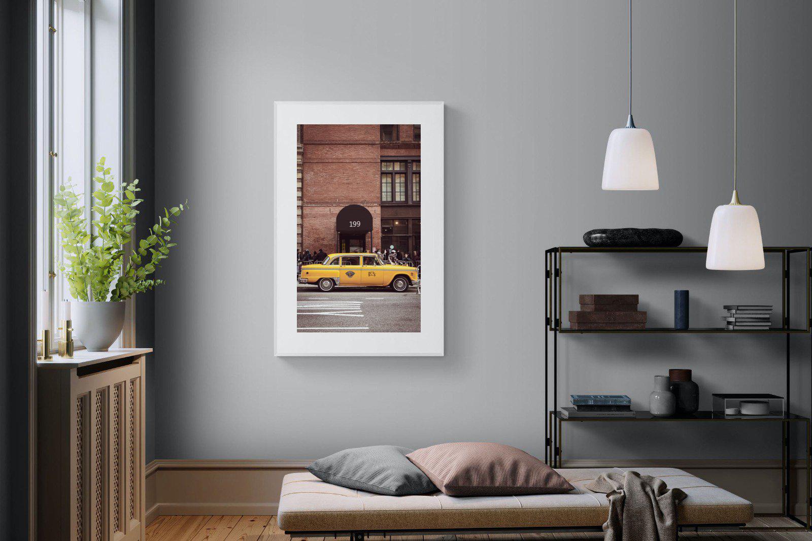 Maddison Avenue-Wall_Art-100 x 150cm-Framed Print-White-Pixalot