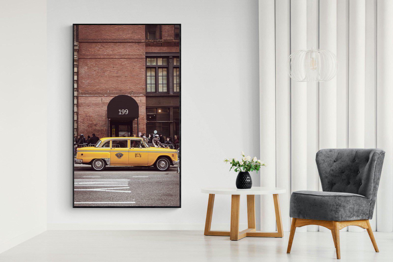Maddison Avenue-Wall_Art-130 x 220cm-Mounted Canvas-Black-Pixalot