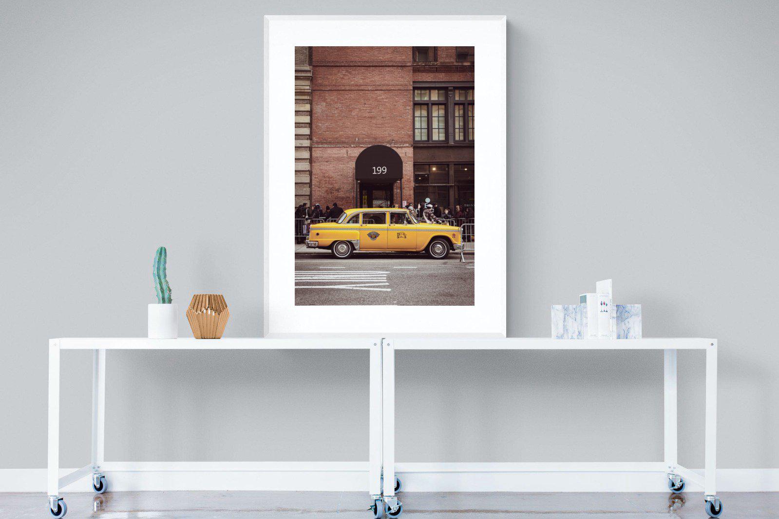 Maddison Avenue-Wall_Art-90 x 120cm-Framed Print-White-Pixalot