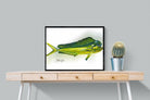 Mahi Mahi-Wall_Art-80 x 60cm-Mounted Canvas-Black-Pixalot