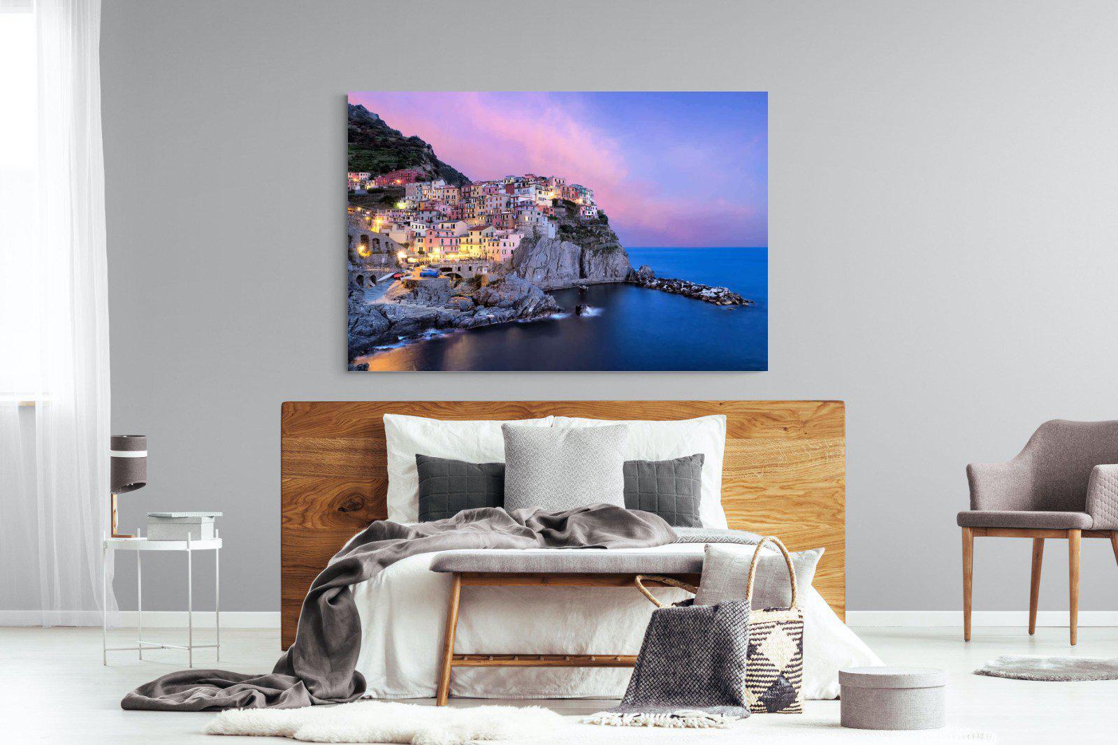 Manarola-Wall_Art-150 x 100cm-Mounted Canvas-No Frame-Pixalot