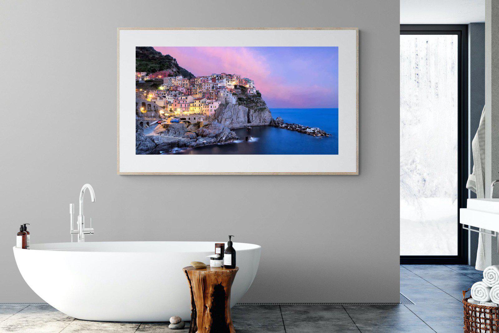Manarola-Wall_Art-180 x 110cm-Framed Print-Wood-Pixalot