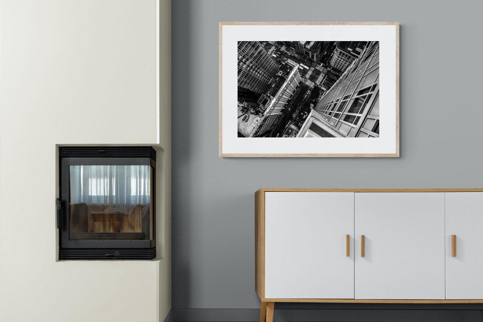 Manhattan-Wall_Art-100 x 75cm-Framed Print-Wood-Pixalot