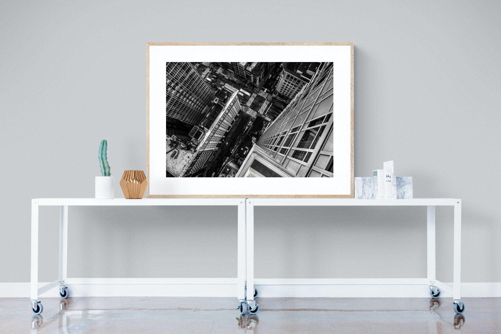 Manhattan-Wall_Art-120 x 90cm-Framed Print-Wood-Pixalot