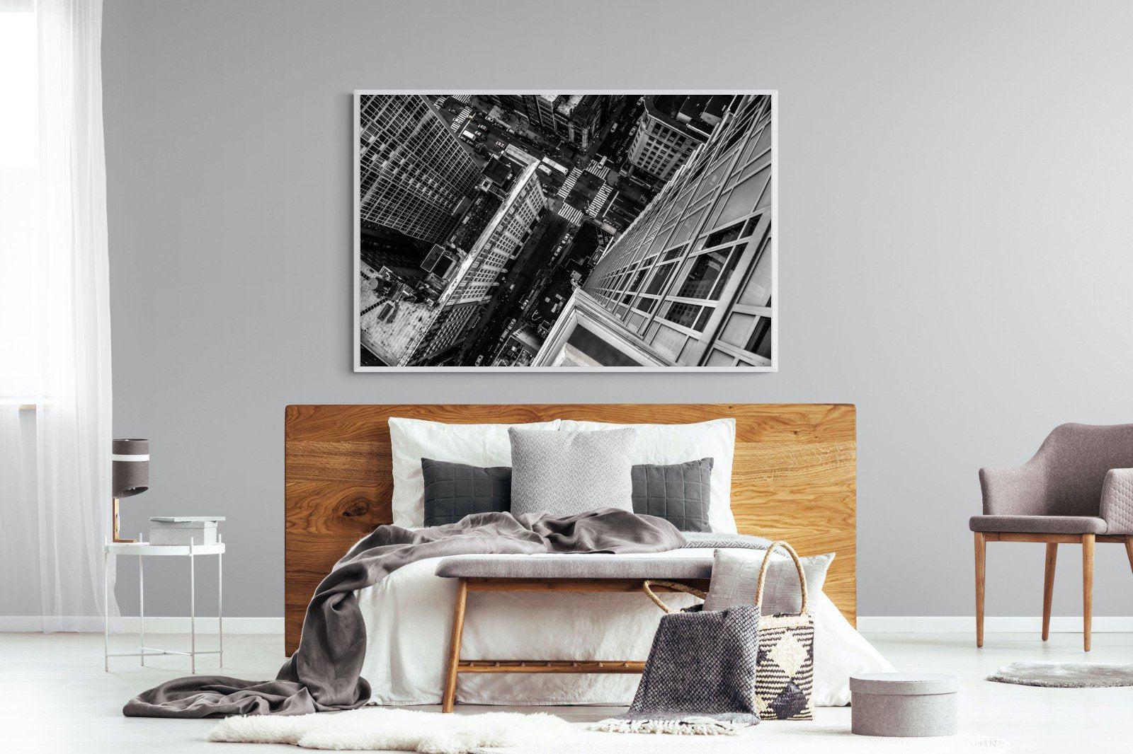Manhattan-Wall_Art-150 x 100cm-Mounted Canvas-White-Pixalot