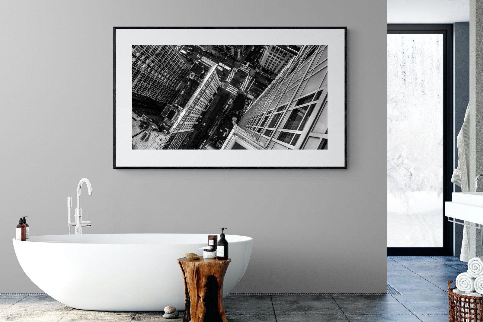 Manhattan-Wall_Art-180 x 110cm-Framed Print-Black-Pixalot