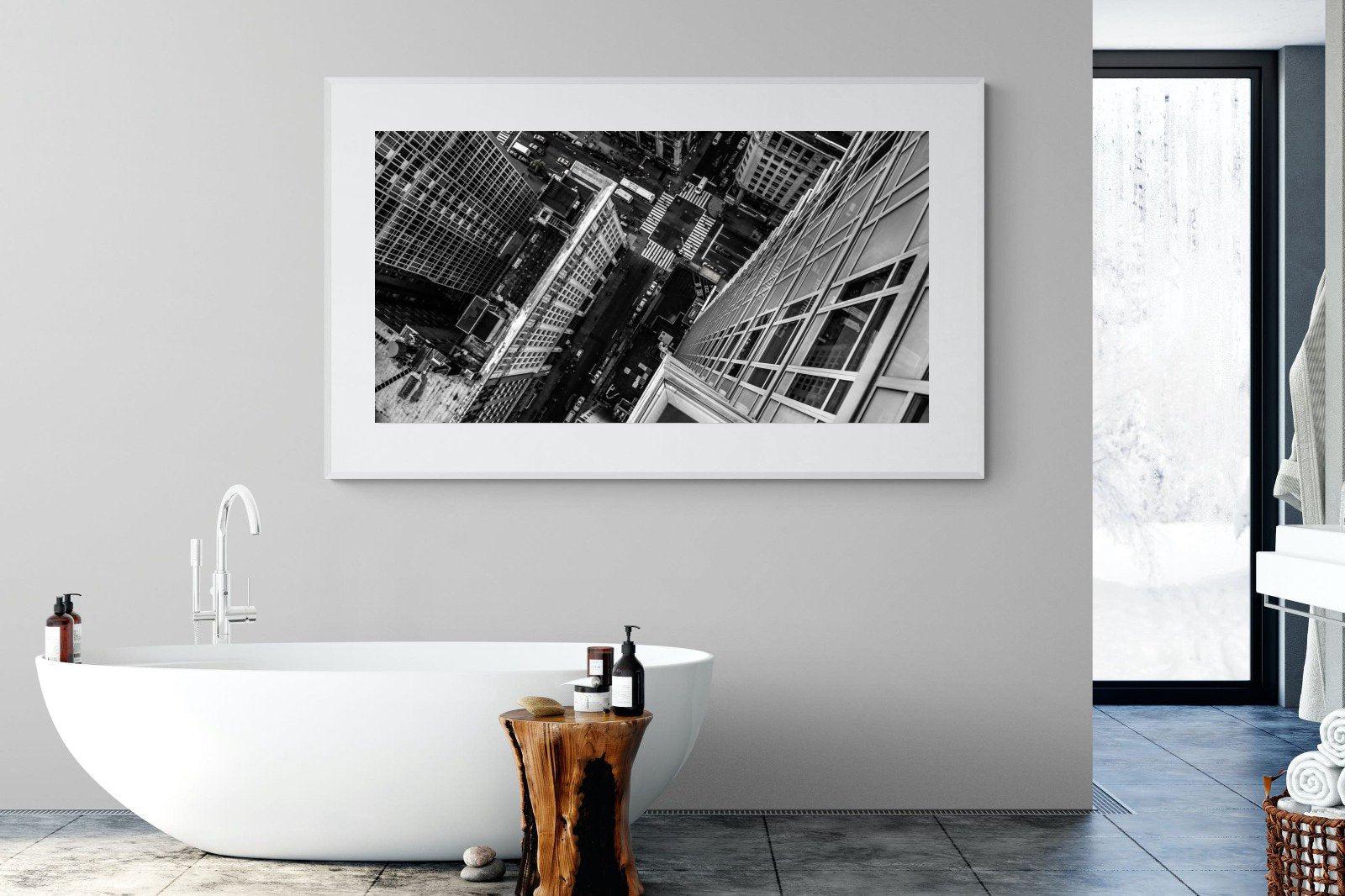 Manhattan-Wall_Art-180 x 110cm-Framed Print-White-Pixalot