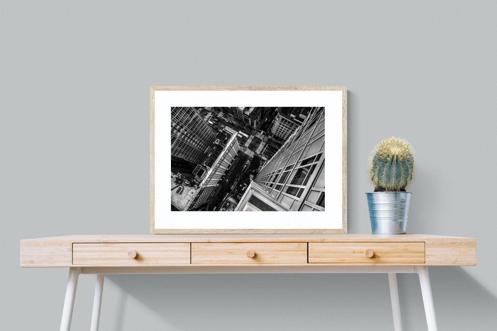 Manhattan-Wall_Art-80 x 60cm-Framed Print-Wood-Pixalot
