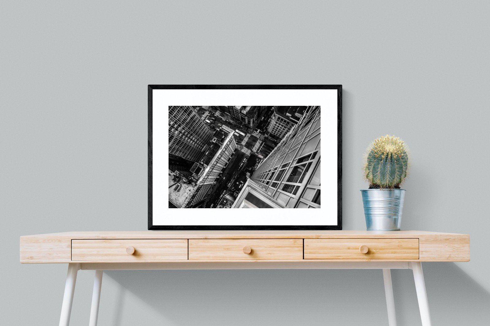 Manhattan-Wall_Art-80 x 60cm-Framed Print-Black-Pixalot