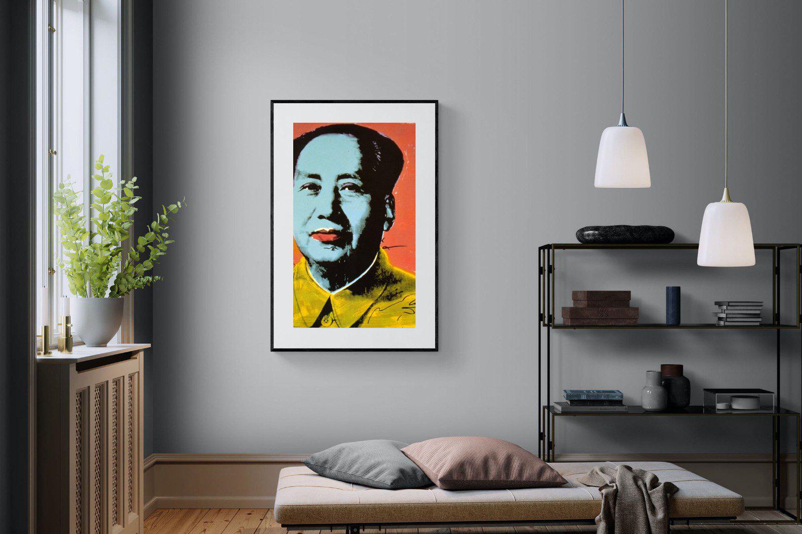 Mao-Wall_Art-100 x 150cm-Framed Print-Black-Pixalot