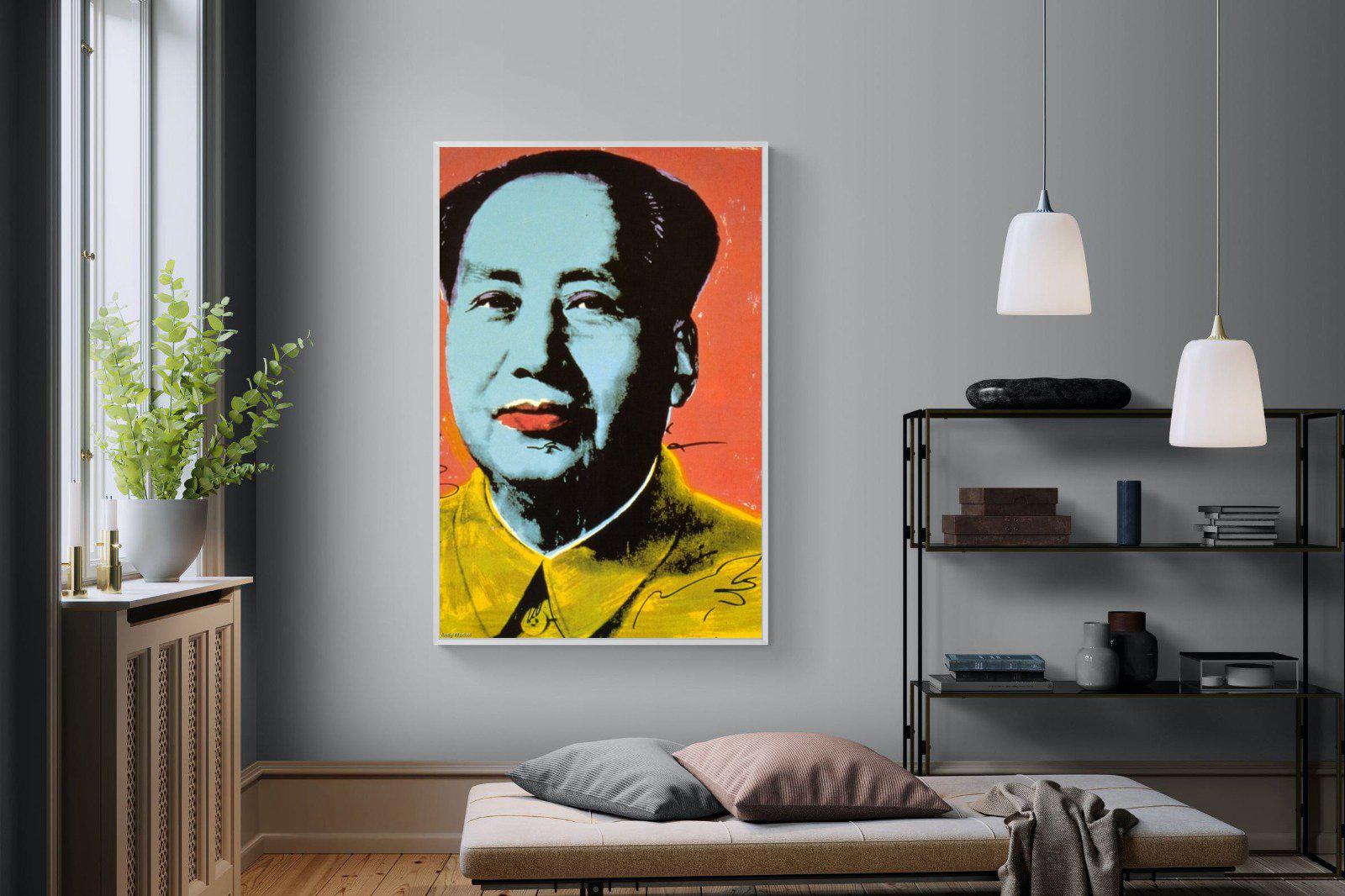 Mao-Wall_Art-120 x 180cm-Mounted Canvas-White-Pixalot