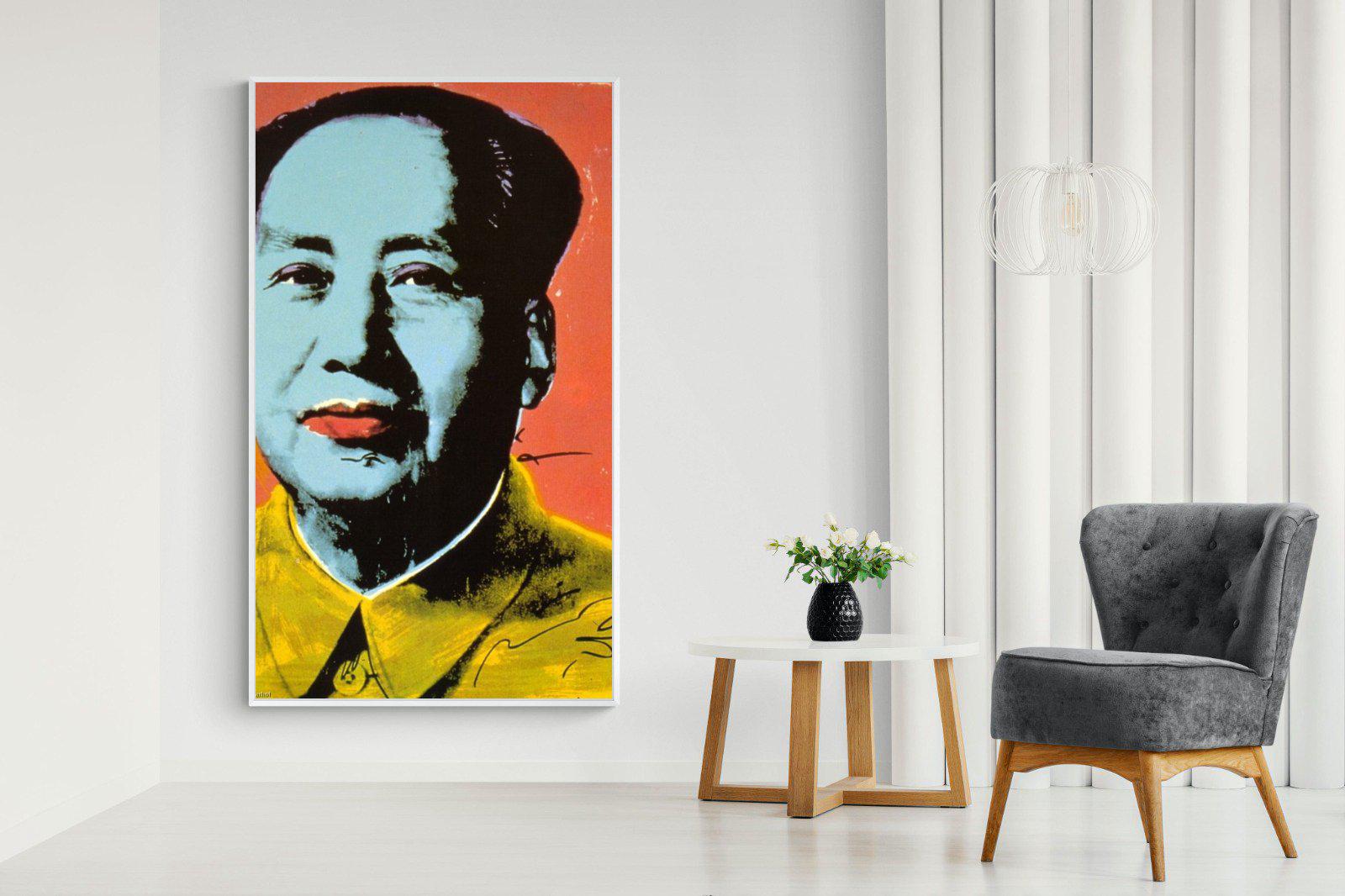 Mao-Wall_Art-130 x 220cm-Mounted Canvas-White-Pixalot