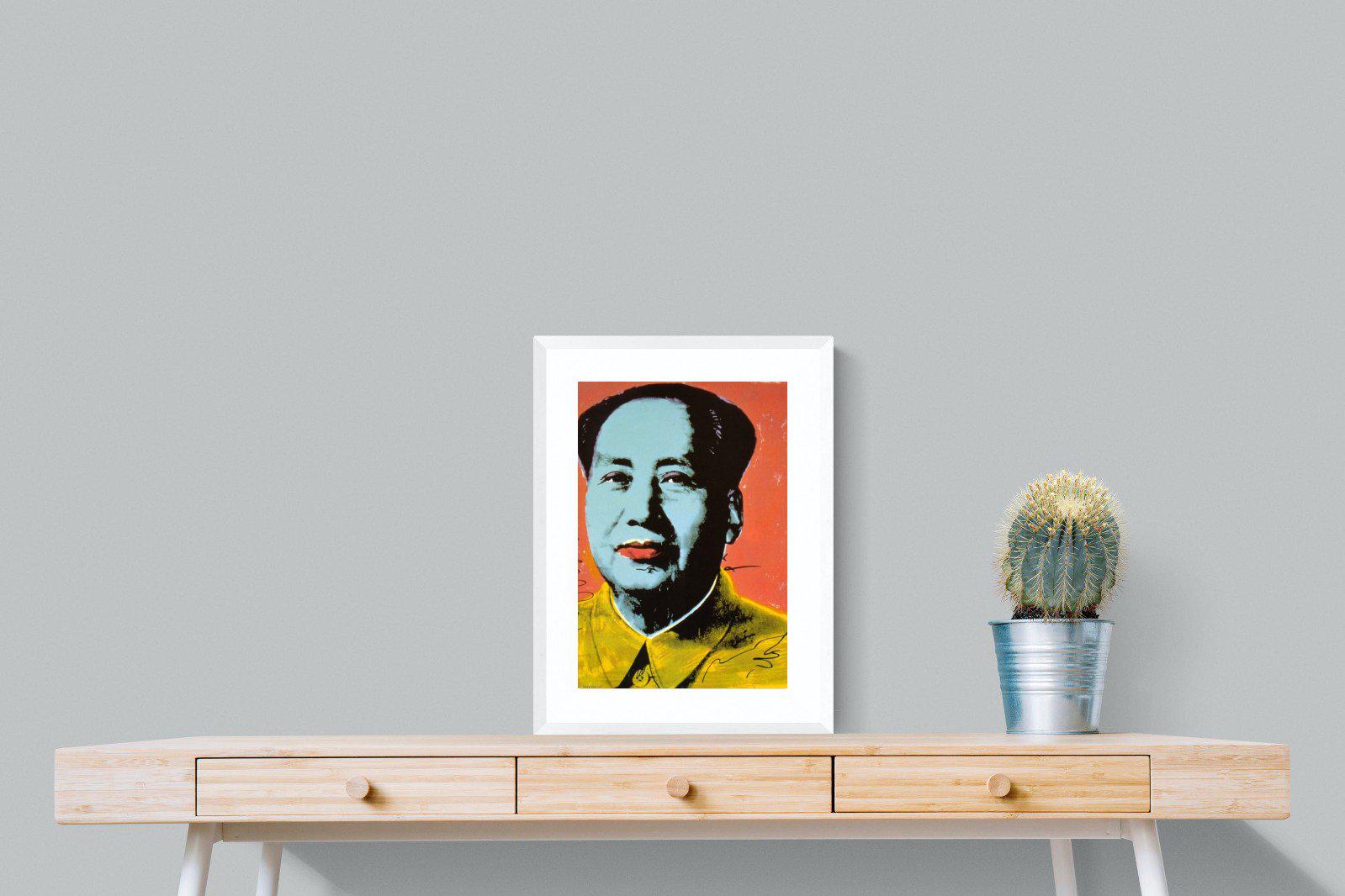 Mao-Wall_Art-45 x 60cm-Framed Print-White-Pixalot