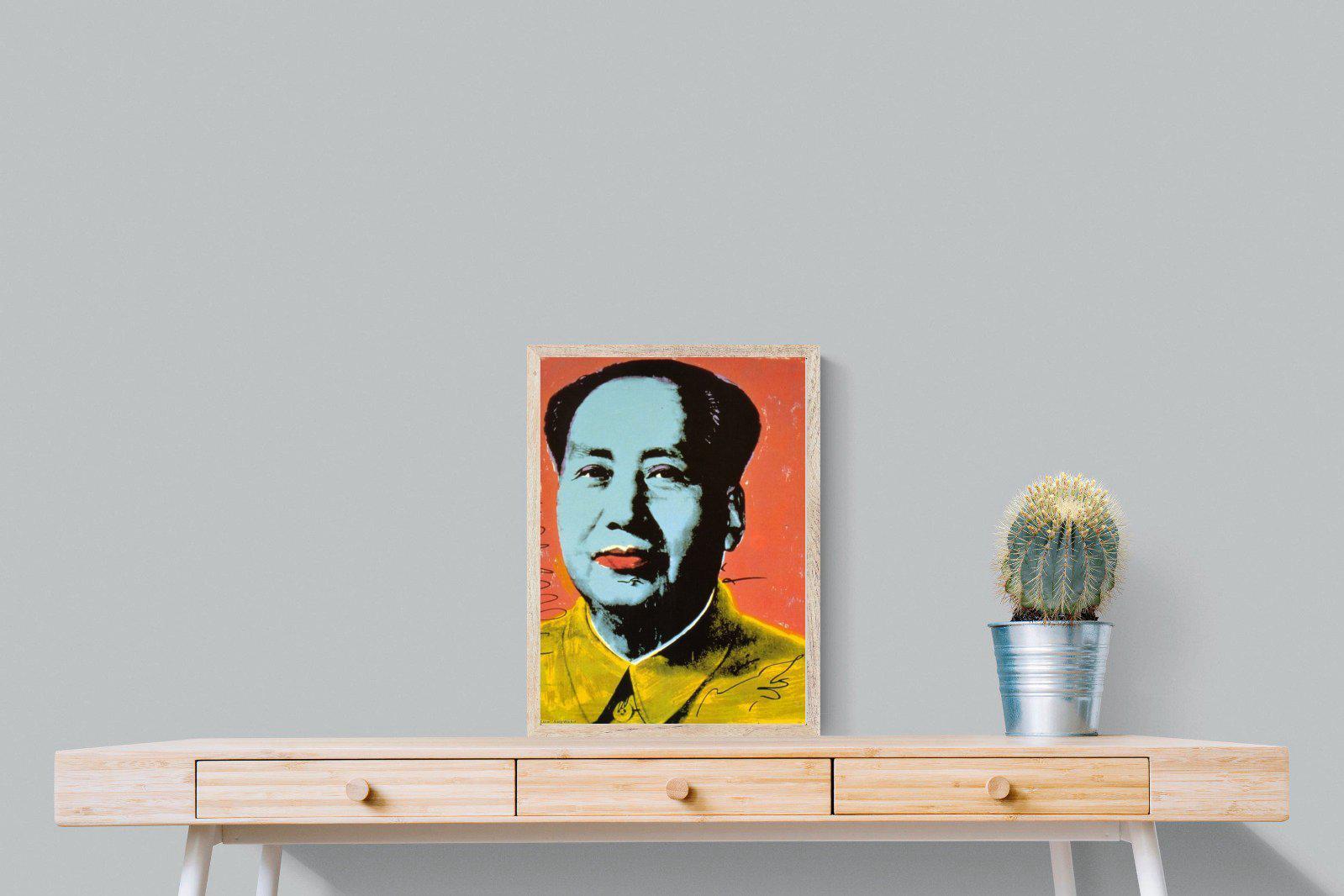 Mao-Wall_Art-45 x 60cm-Mounted Canvas-Wood-Pixalot