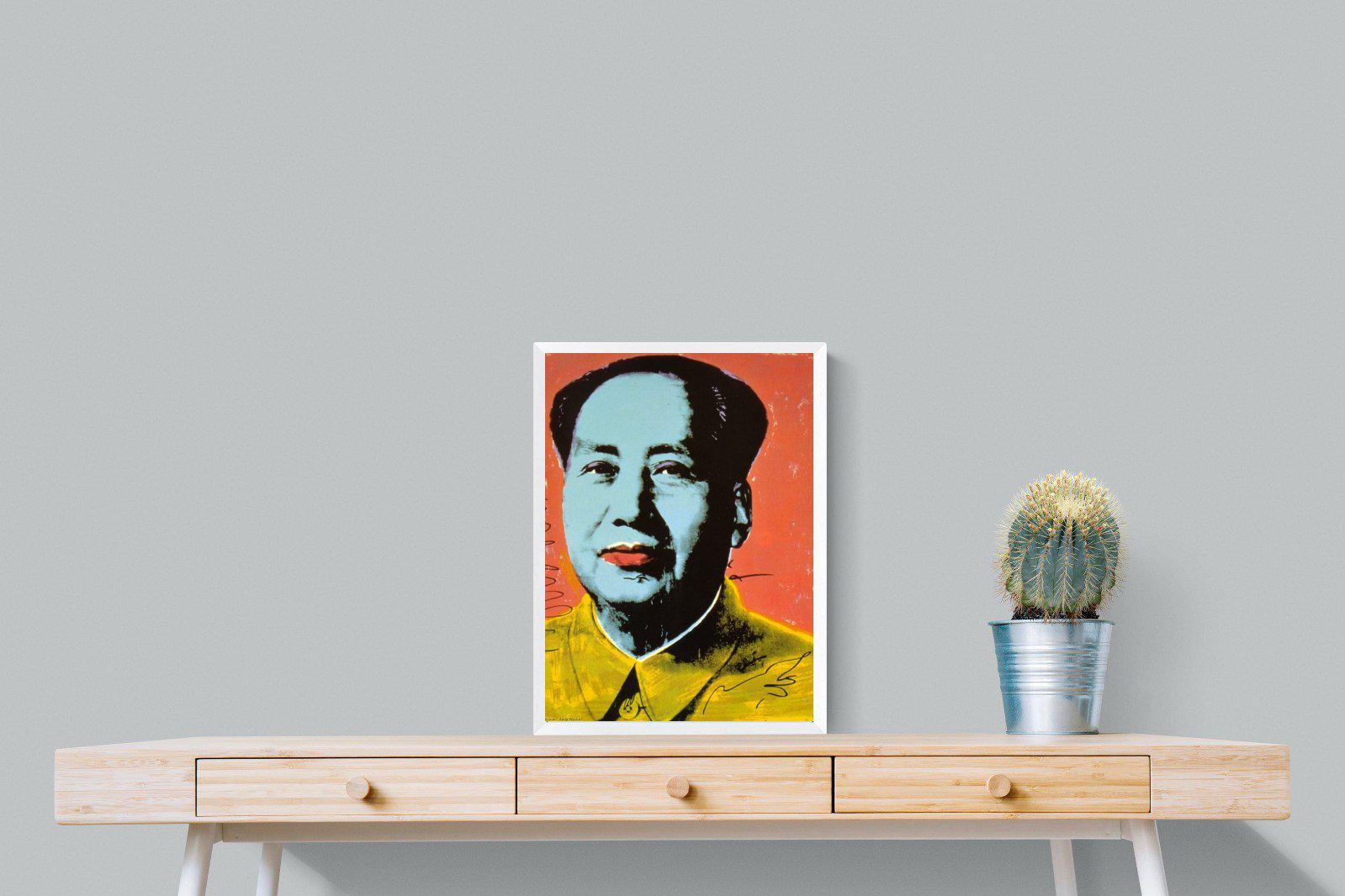 Mao-Wall_Art-45 x 60cm-Mounted Canvas-White-Pixalot