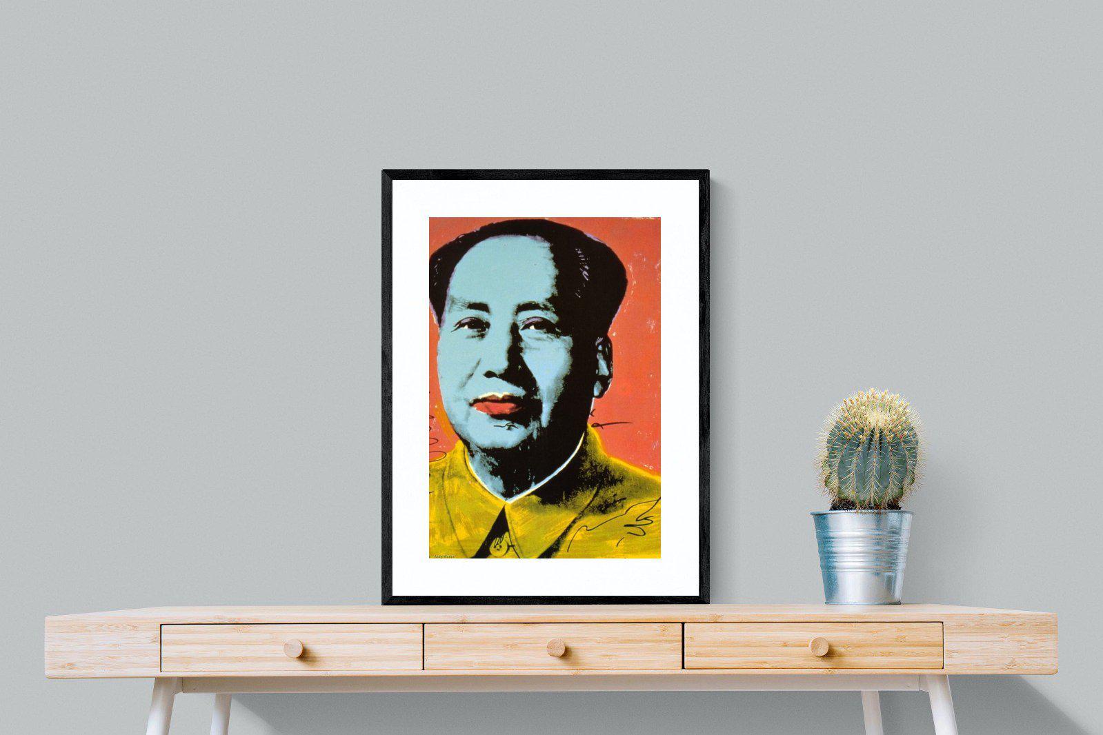 Mao-Wall_Art-60 x 80cm-Framed Print-Black-Pixalot