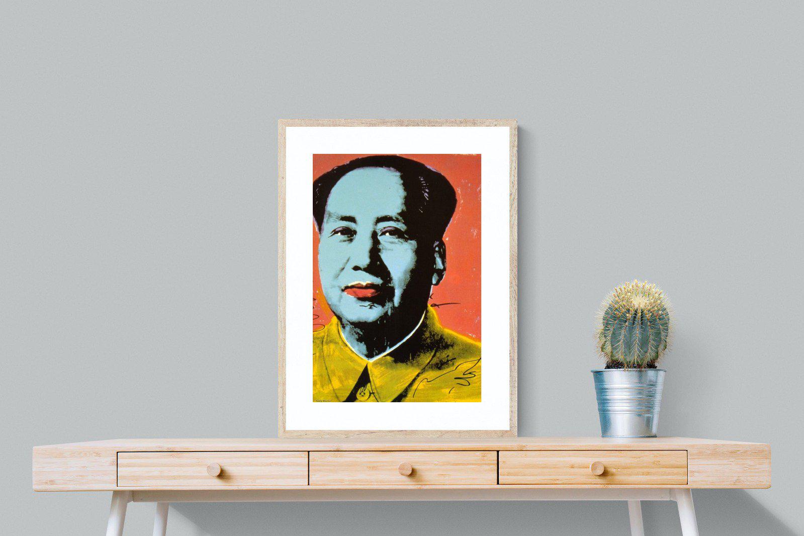 Mao-Wall_Art-60 x 80cm-Framed Print-Wood-Pixalot