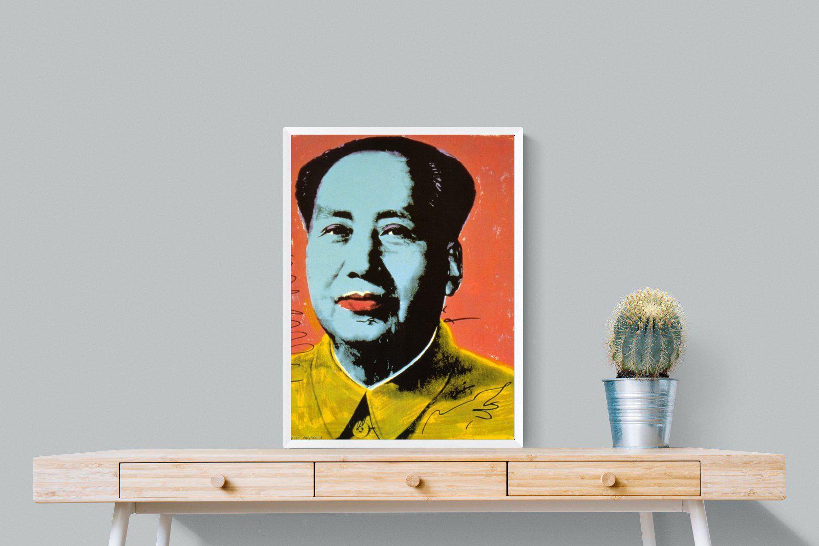 Mao-Wall_Art-60 x 80cm-Mounted Canvas-White-Pixalot