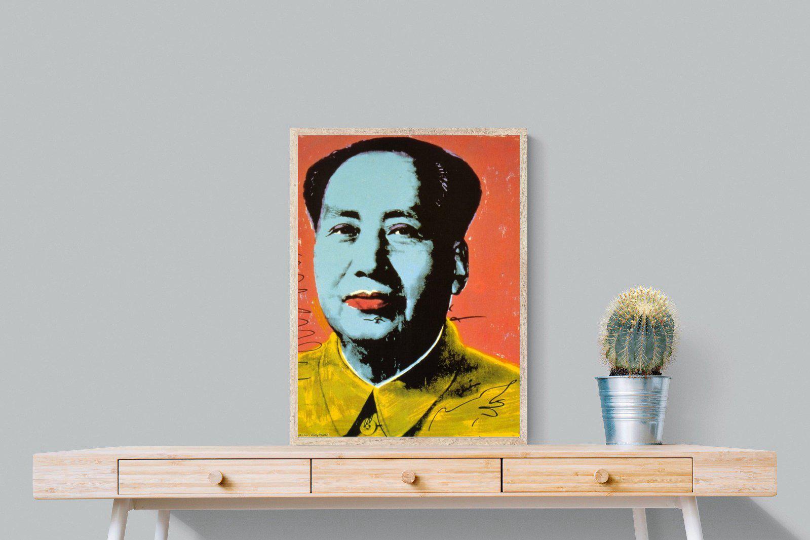 Mao-Wall_Art-60 x 80cm-Mounted Canvas-Wood-Pixalot