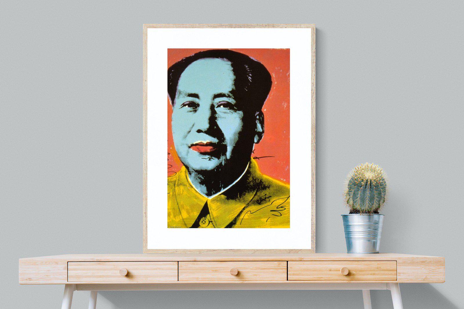 Mao-Wall_Art-75 x 100cm-Framed Print-Wood-Pixalot