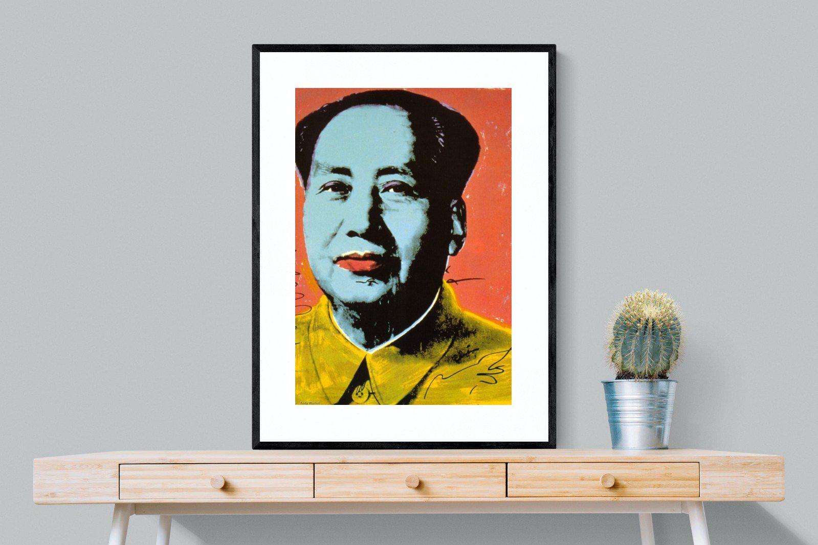Mao-Wall_Art-75 x 100cm-Framed Print-Black-Pixalot