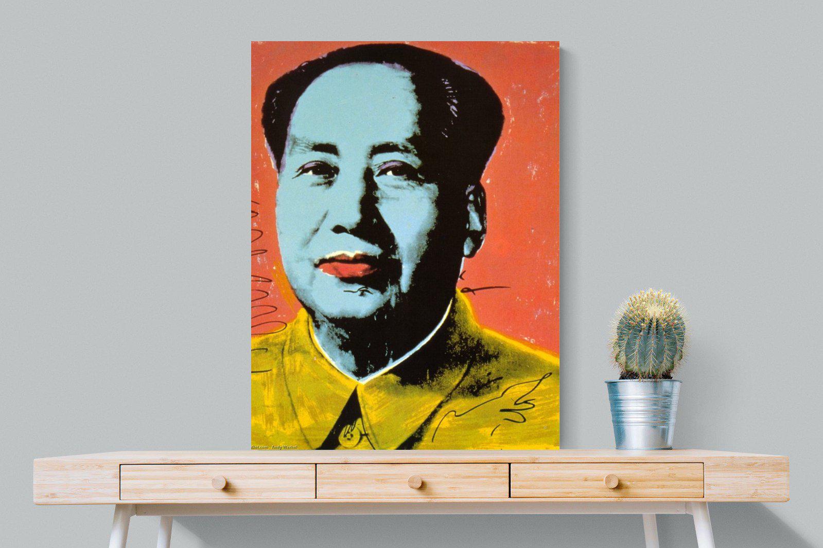 Mao-Wall_Art-75 x 100cm-Mounted Canvas-No Frame-Pixalot