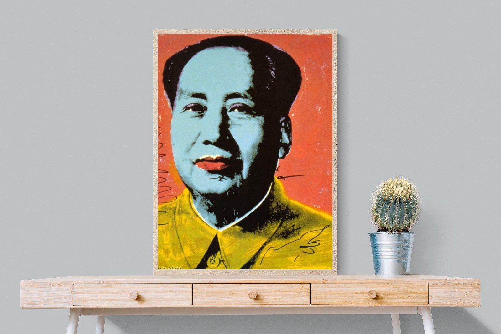 Mao-Wall_Art-75 x 100cm-Mounted Canvas-Wood-Pixalot