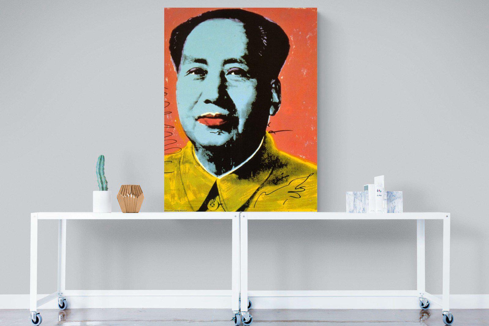 Mao-Wall_Art-90 x 120cm-Mounted Canvas-No Frame-Pixalot