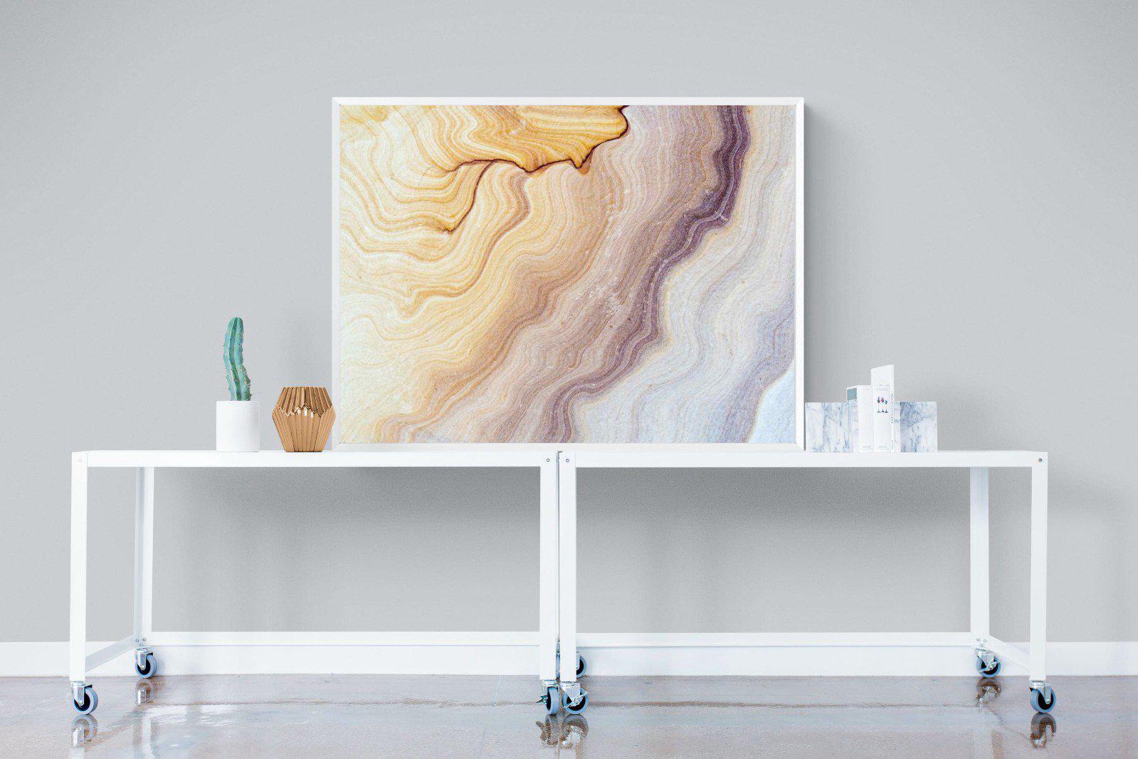 Marble-Wall_Art-120 x 90cm-Mounted Canvas-White-Pixalot