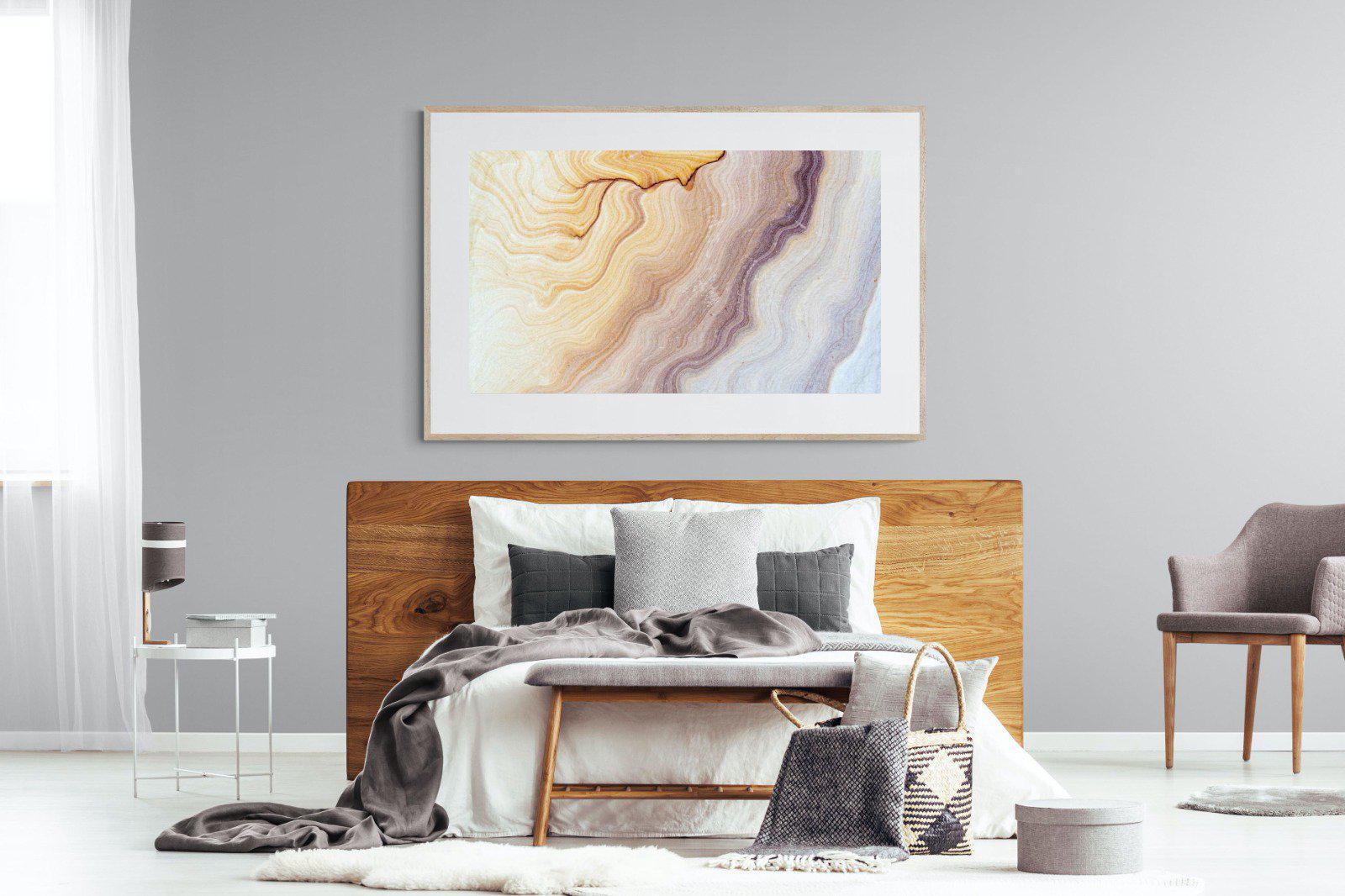 Marble-Wall_Art-150 x 100cm-Framed Print-Wood-Pixalot