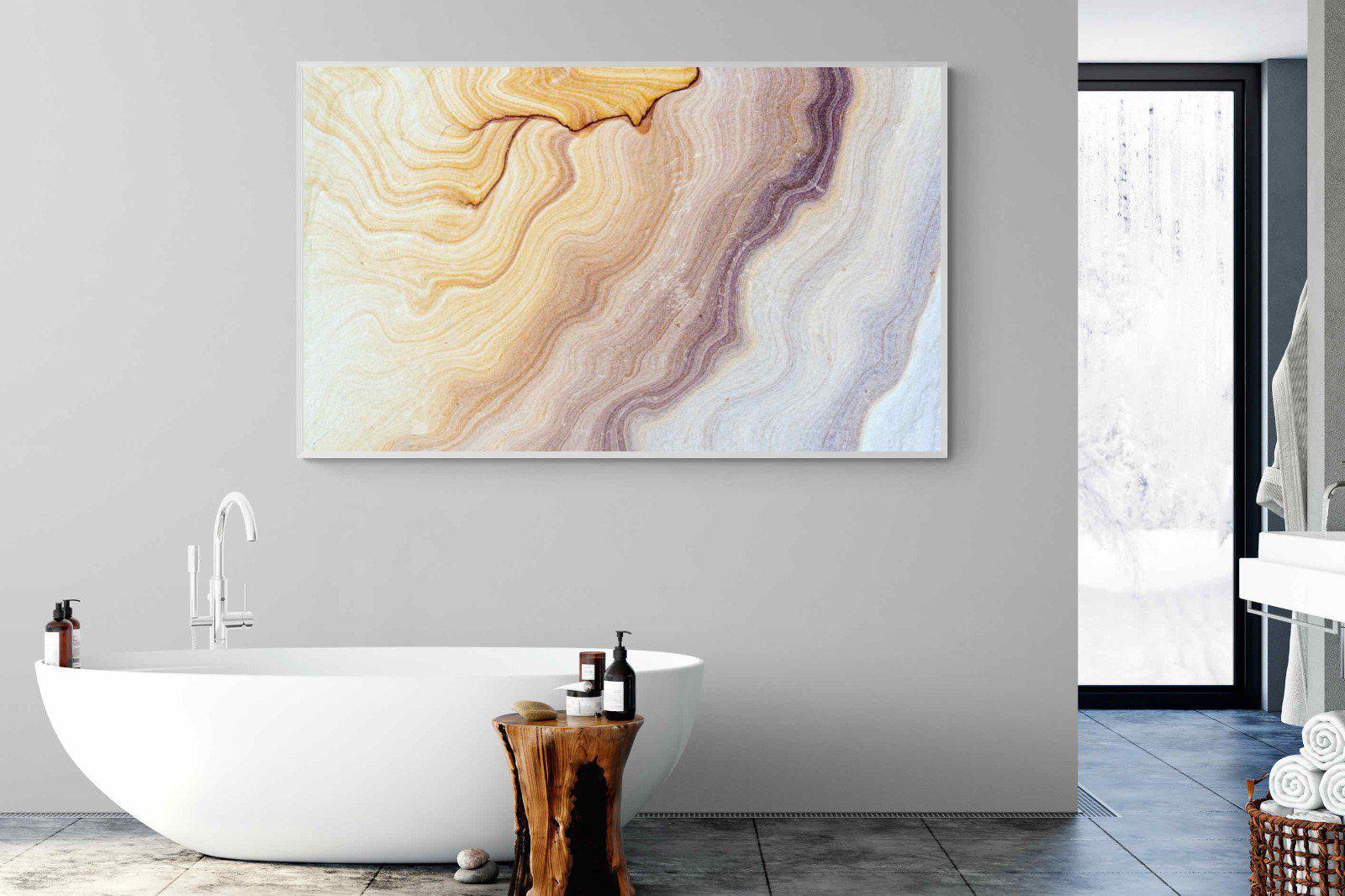 Marble-Wall_Art-180 x 110cm-Mounted Canvas-White-Pixalot