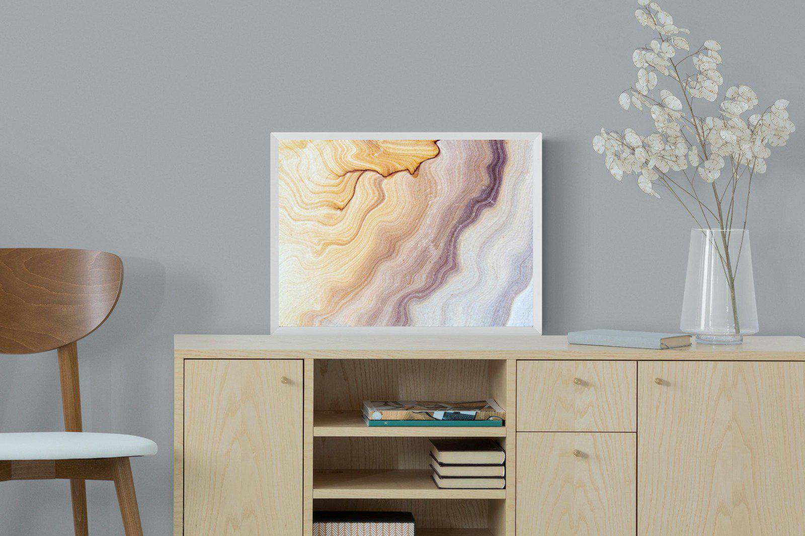 Marble-Wall_Art-60 x 45cm-Mounted Canvas-White-Pixalot