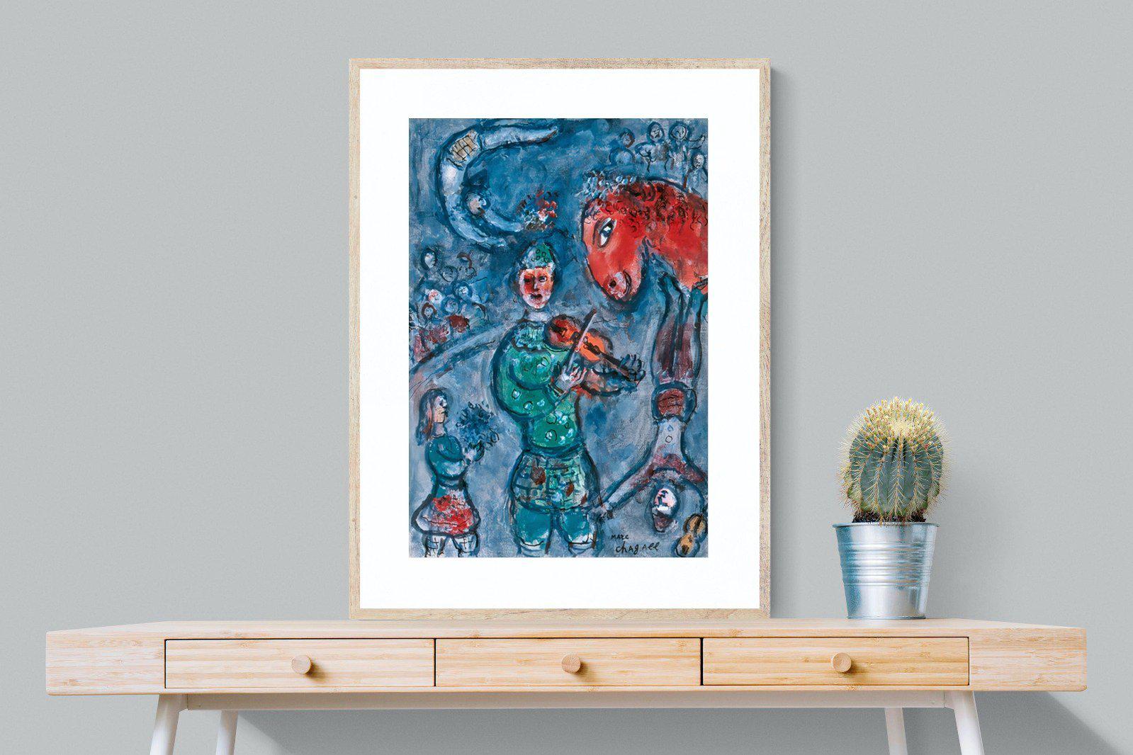 Marc Chagall-Wall_Art-75 x 100cm-Framed Print-Wood-Pixalot