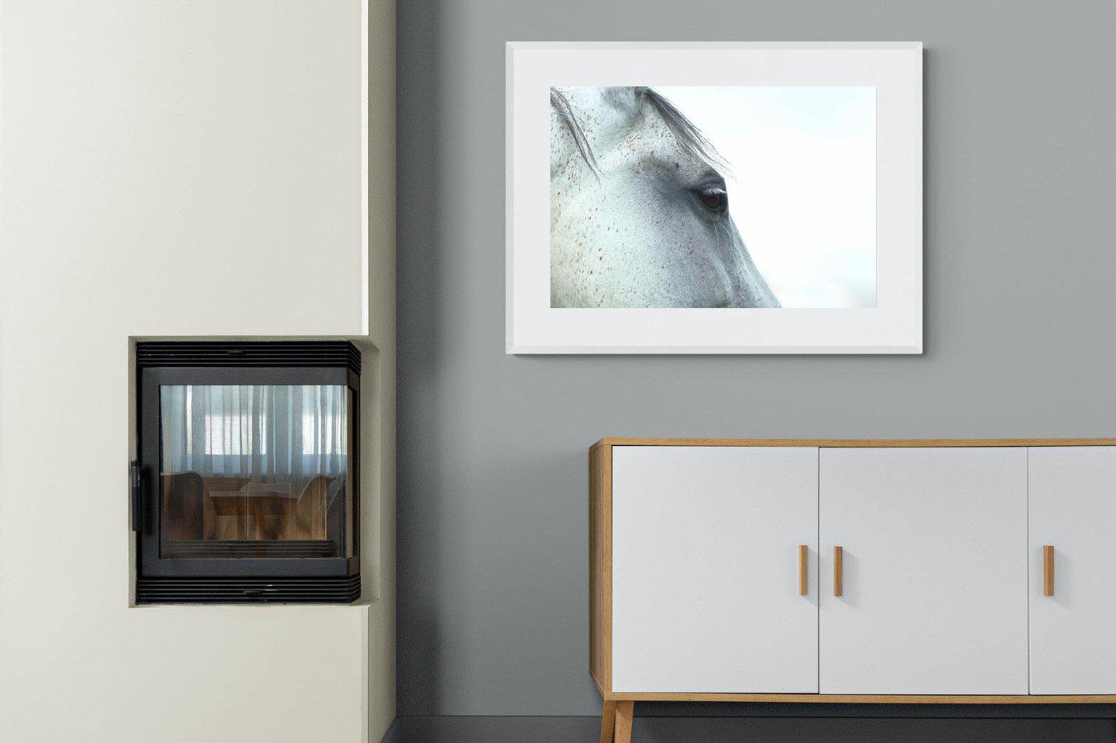 Mare-Wall_Art-100 x 75cm-Framed Print-White-Pixalot