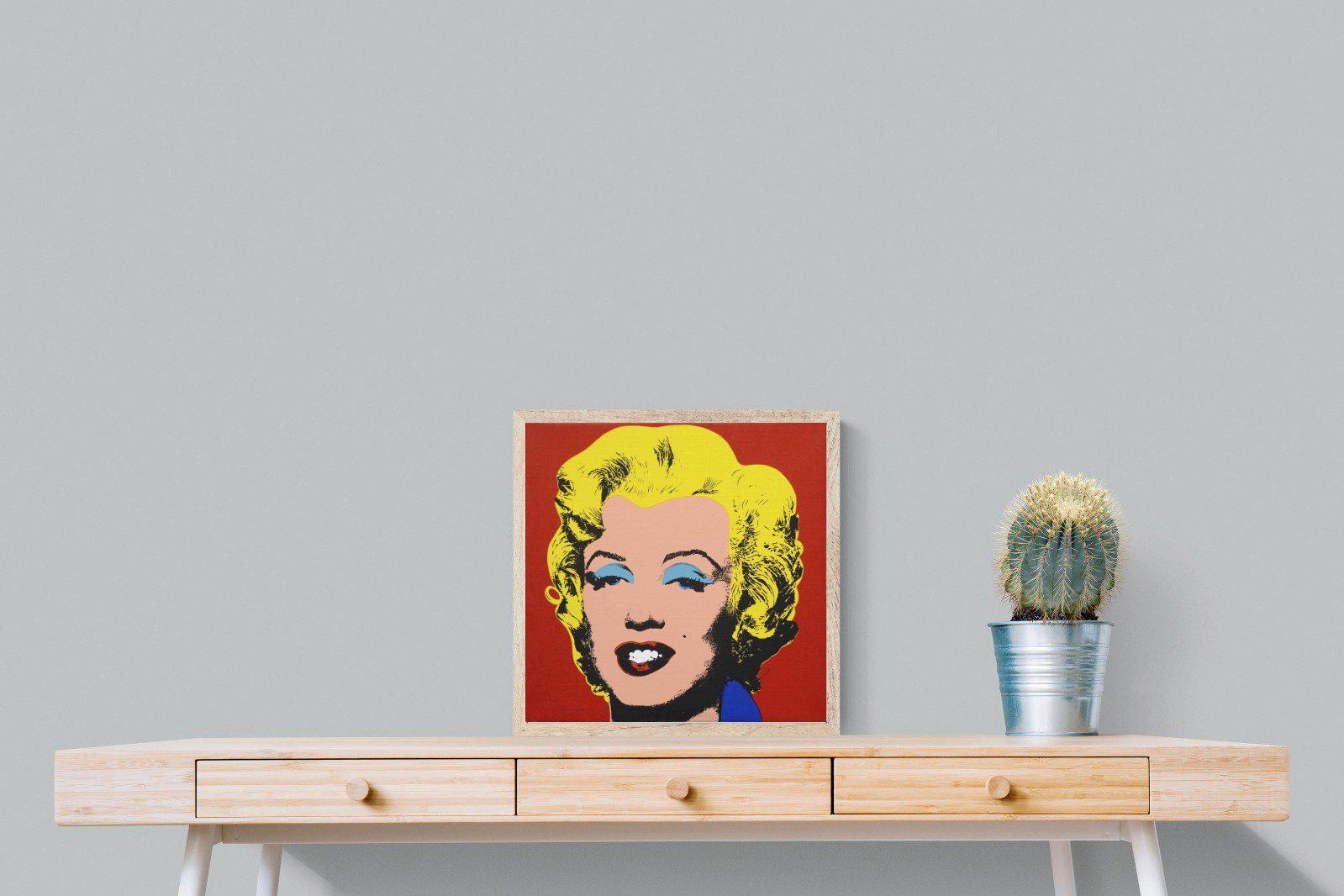 Marilyn Diptych Portrait-Wall_Art-50 x 50cm-Mounted Canvas-Wood-Pixalot