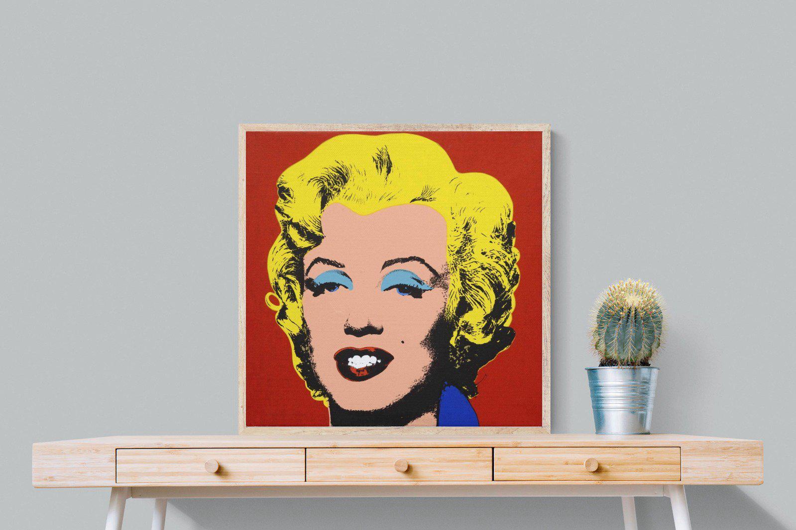 Marilyn Diptych Portrait-Wall_Art-80 x 80cm-Mounted Canvas-Wood-Pixalot