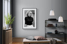 Marilyn Monroe-Wall_Art-100 x 150cm-Framed Print-Black-Pixalot