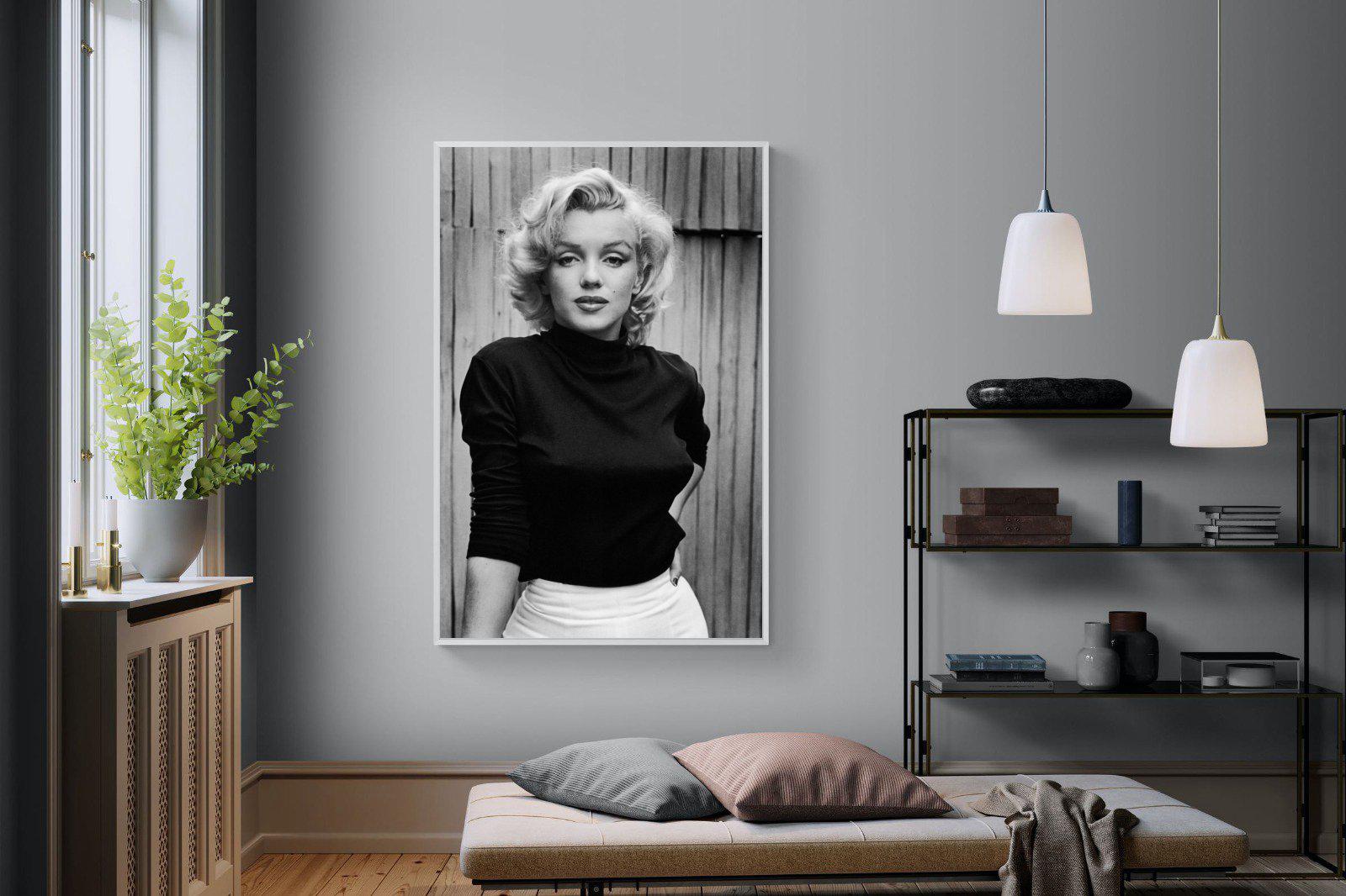 Marilyn Monroe-Wall_Art-120 x 180cm-Mounted Canvas-White-Pixalot