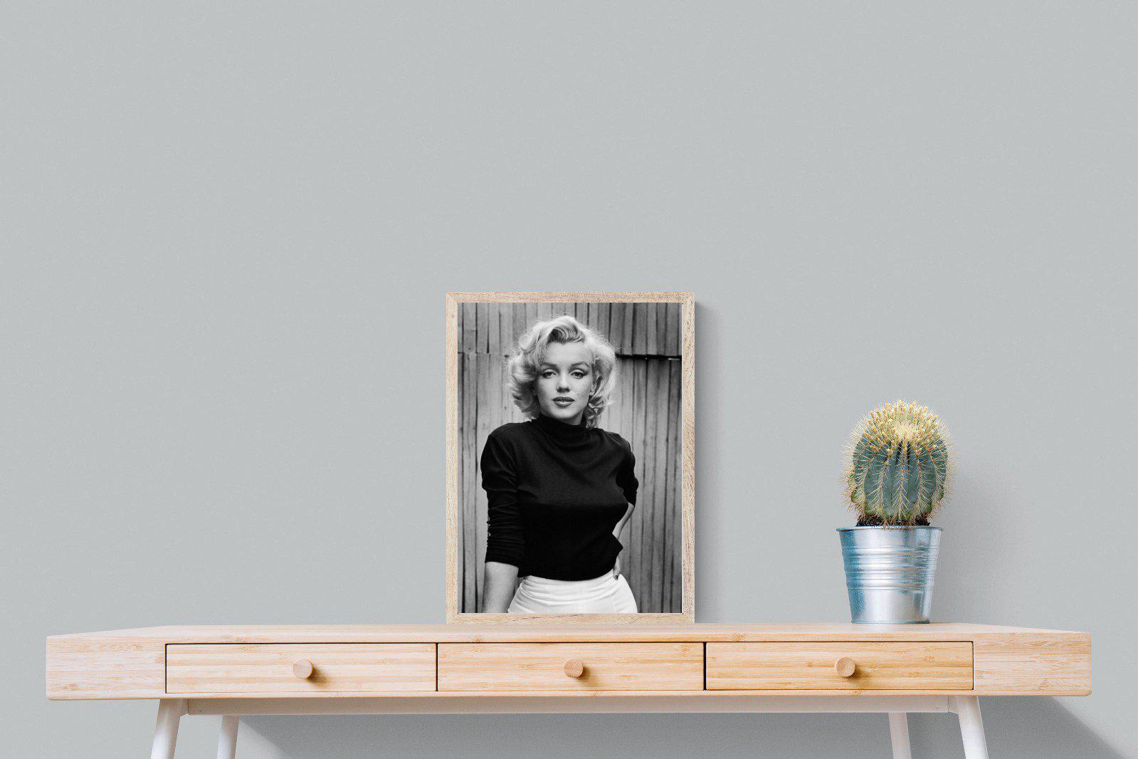 Marilyn Monroe-Wall_Art-45 x 60cm-Mounted Canvas-Wood-Pixalot