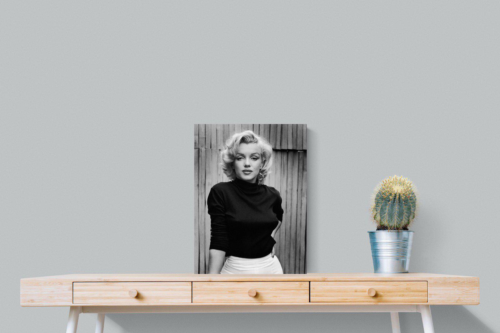 Marilyn Monroe-Wall_Art-45 x 60cm-Mounted Canvas-No Frame-Pixalot