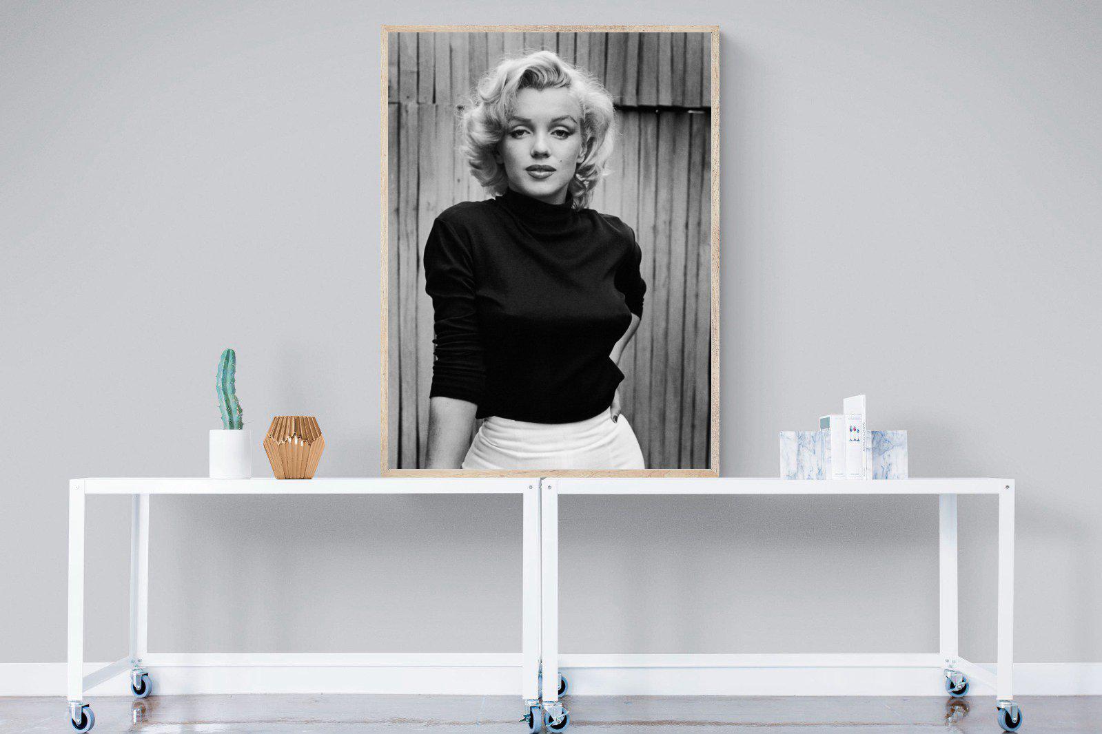 Marilyn Monroe-Wall_Art-90 x 120cm-Mounted Canvas-Wood-Pixalot