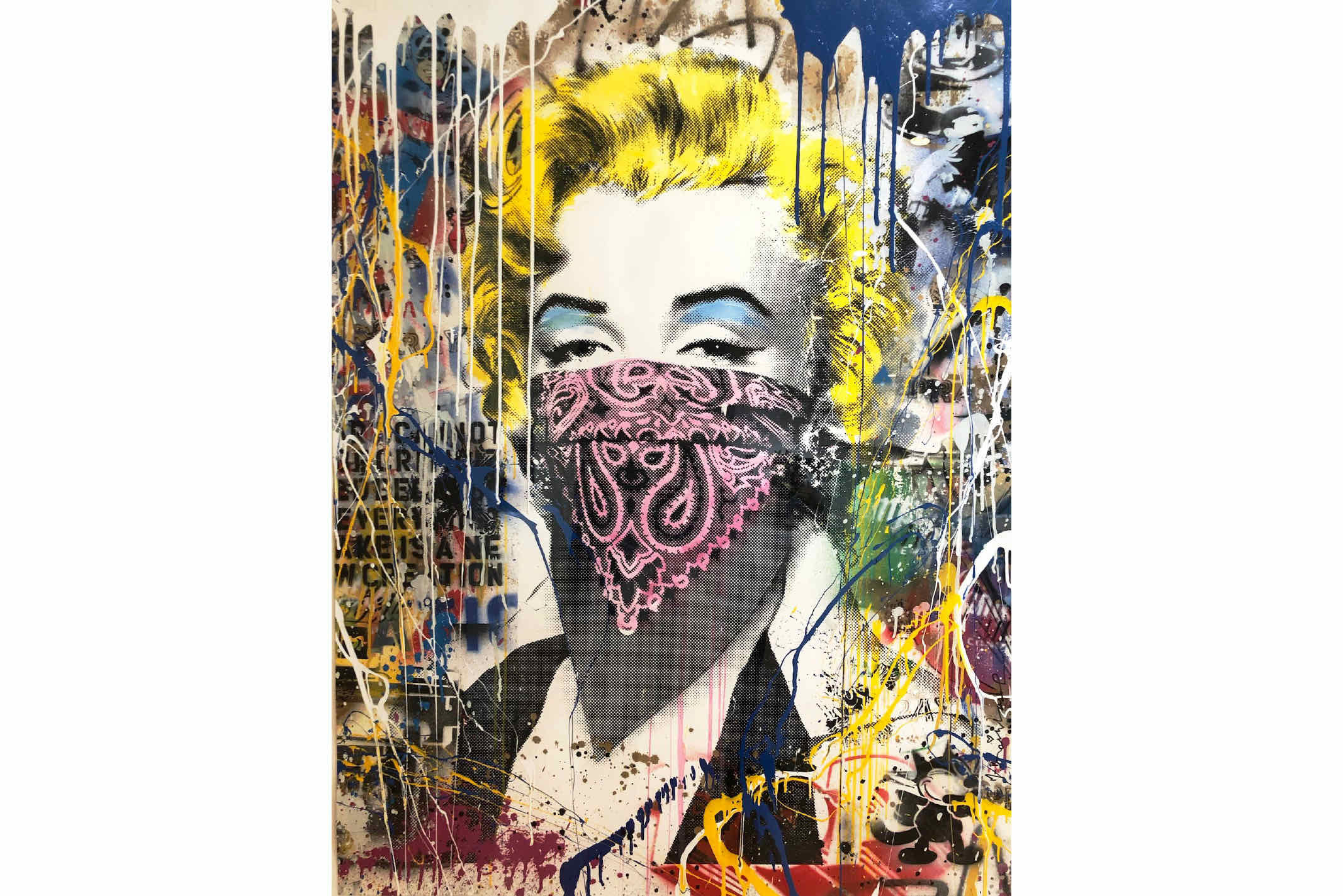 Marilyn Monroe Street Art-Wall_Art-Pixalot