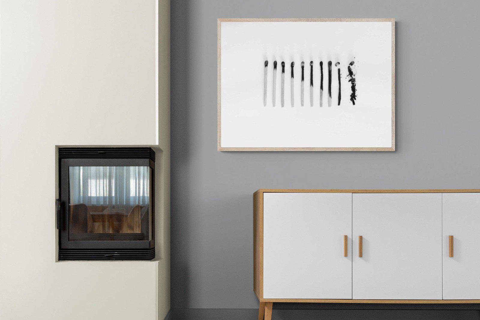 Matchsticks-Wall_Art-100 x 75cm-Mounted Canvas-Wood-Pixalot