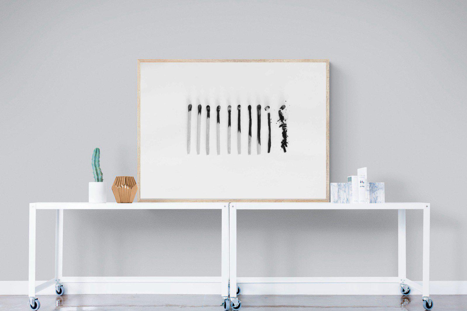 Matchsticks-Wall_Art-120 x 90cm-Mounted Canvas-Wood-Pixalot